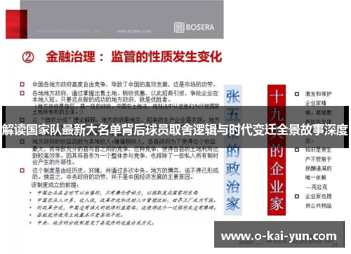 解读国家队最新大名单背后球员取舍逻辑与时代变迁全景故事深度 解读国家队最新大名单背后球员取舍逻辑与时代变迁全景故事深度