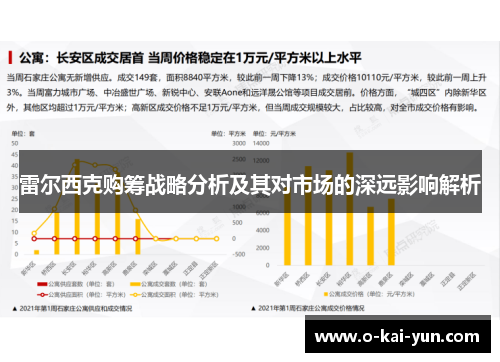 雷尔西克购筹战略分析及其对市场的深远影响解析